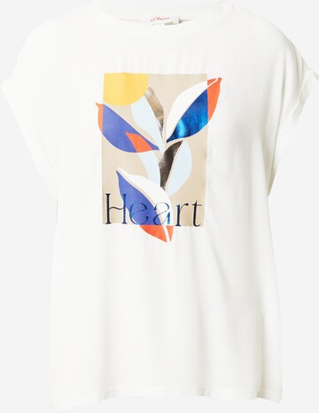 s.Oliver Shirt in White: front