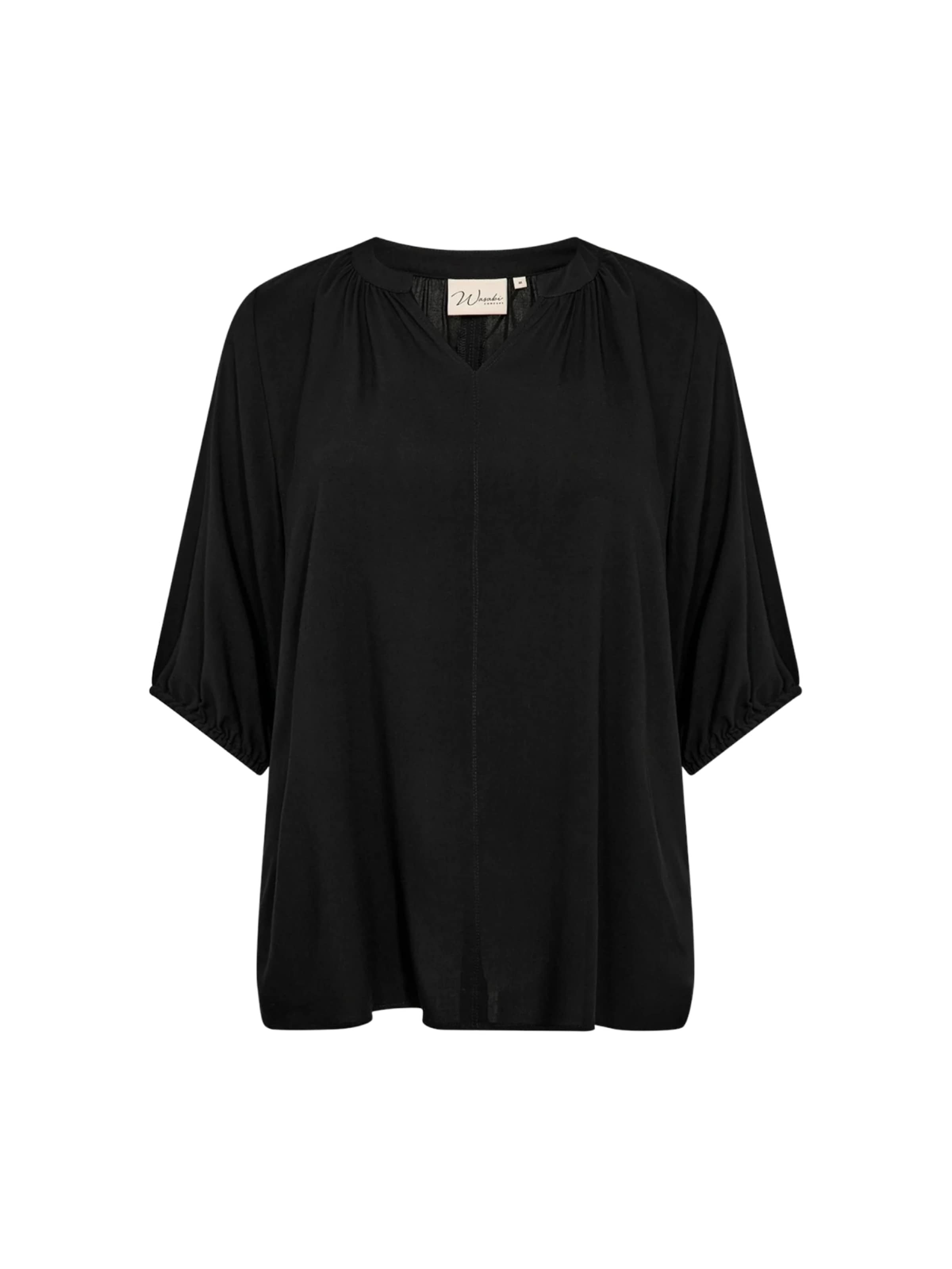 Wasabi Concept Tuniek 'Sia' in Zwart: voorkant