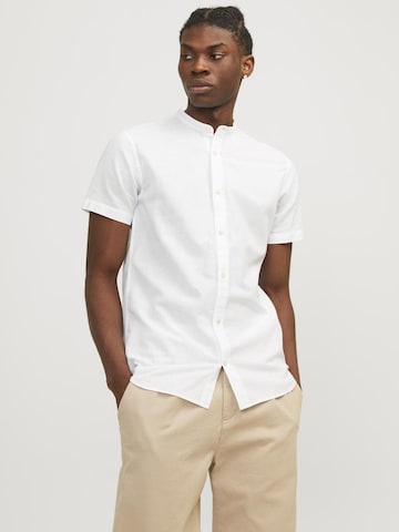 JACK & JONES Comfort Fit Skjorte i hvid: forside