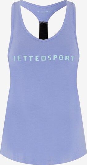 Jette Sport Sporttop in mint / violettblau / schwarz, Produktansicht