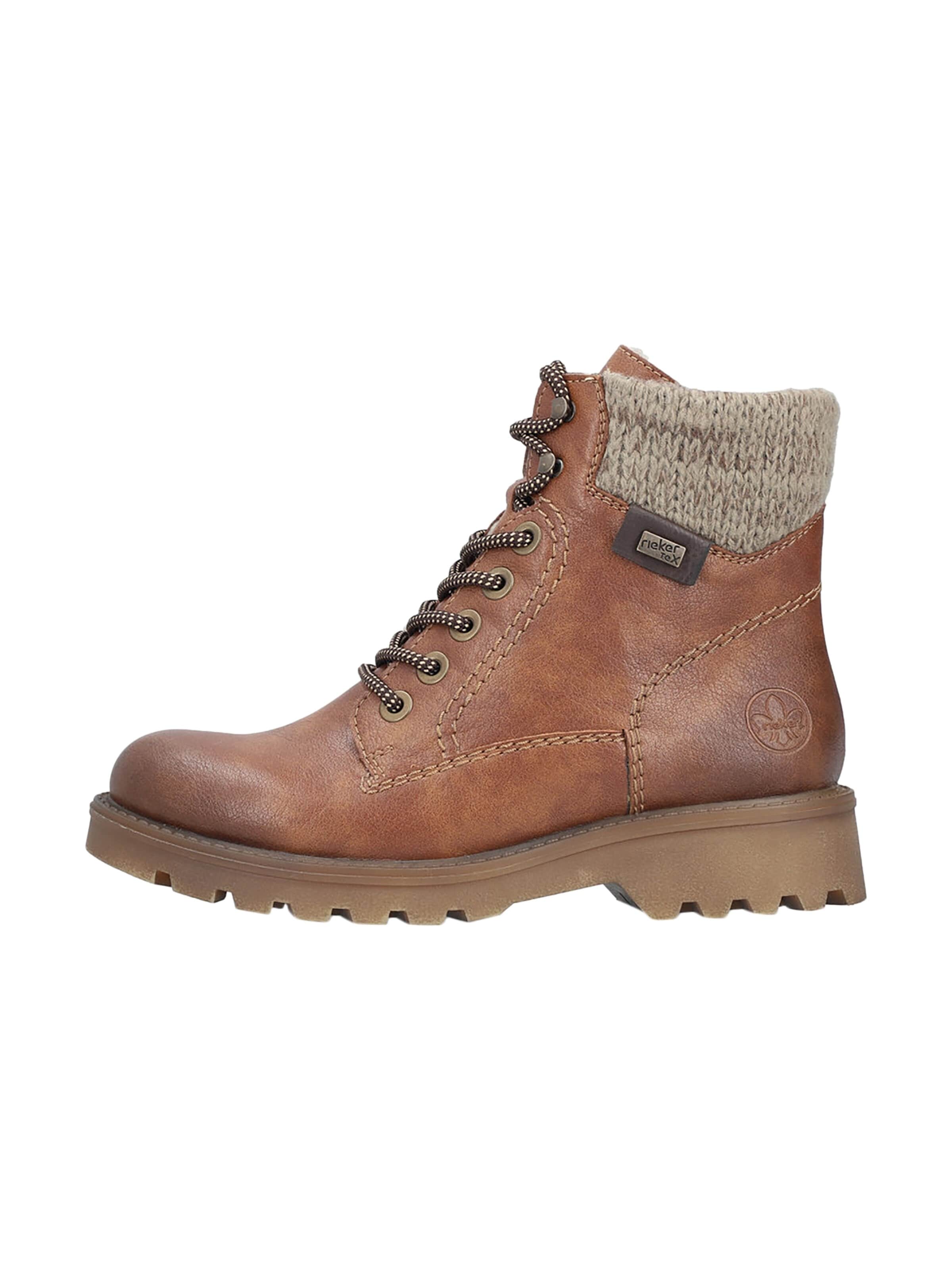 Bottines Rieker en marron : devant