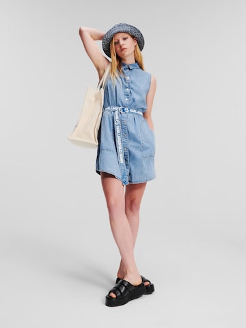 KARL LAGERFELD JEANS Shirt Dress in Blue