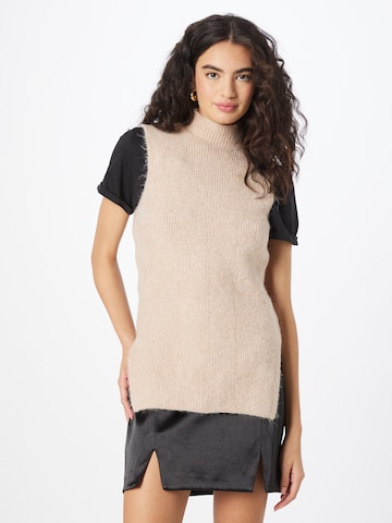 River Island Sweater in Beige: front