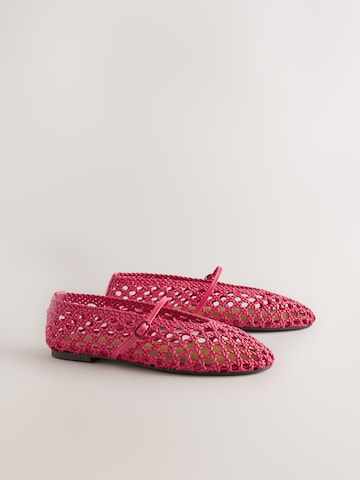 Next Ballerina met riempjes 'Forever Comfort' in Roze