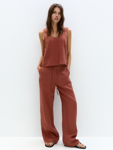 Pull&Bear Blouse in Rood