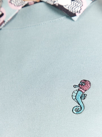 Iriedaily Tréning póló 'Sea Riot' - kék