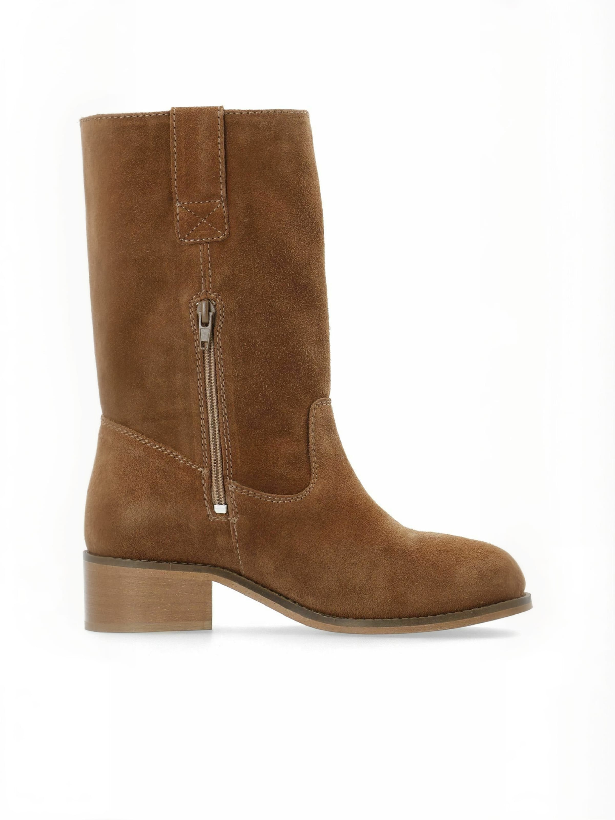 Ca'Shott Chelsea Boots ' CASVILMA ' in Beige: side