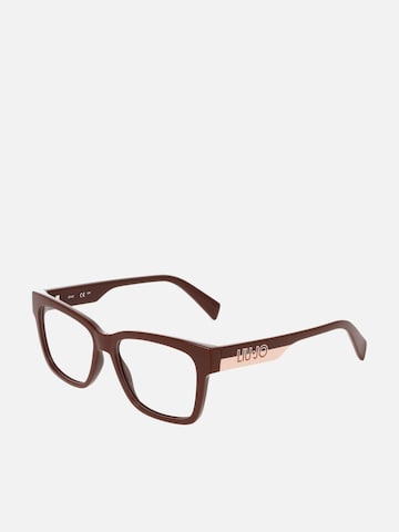 Lunettes de soleil Liu Jo en marron : devant