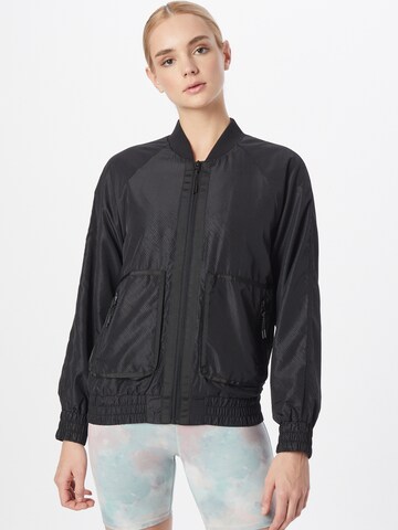 ESPRIT Athletic Jacket in Black: front