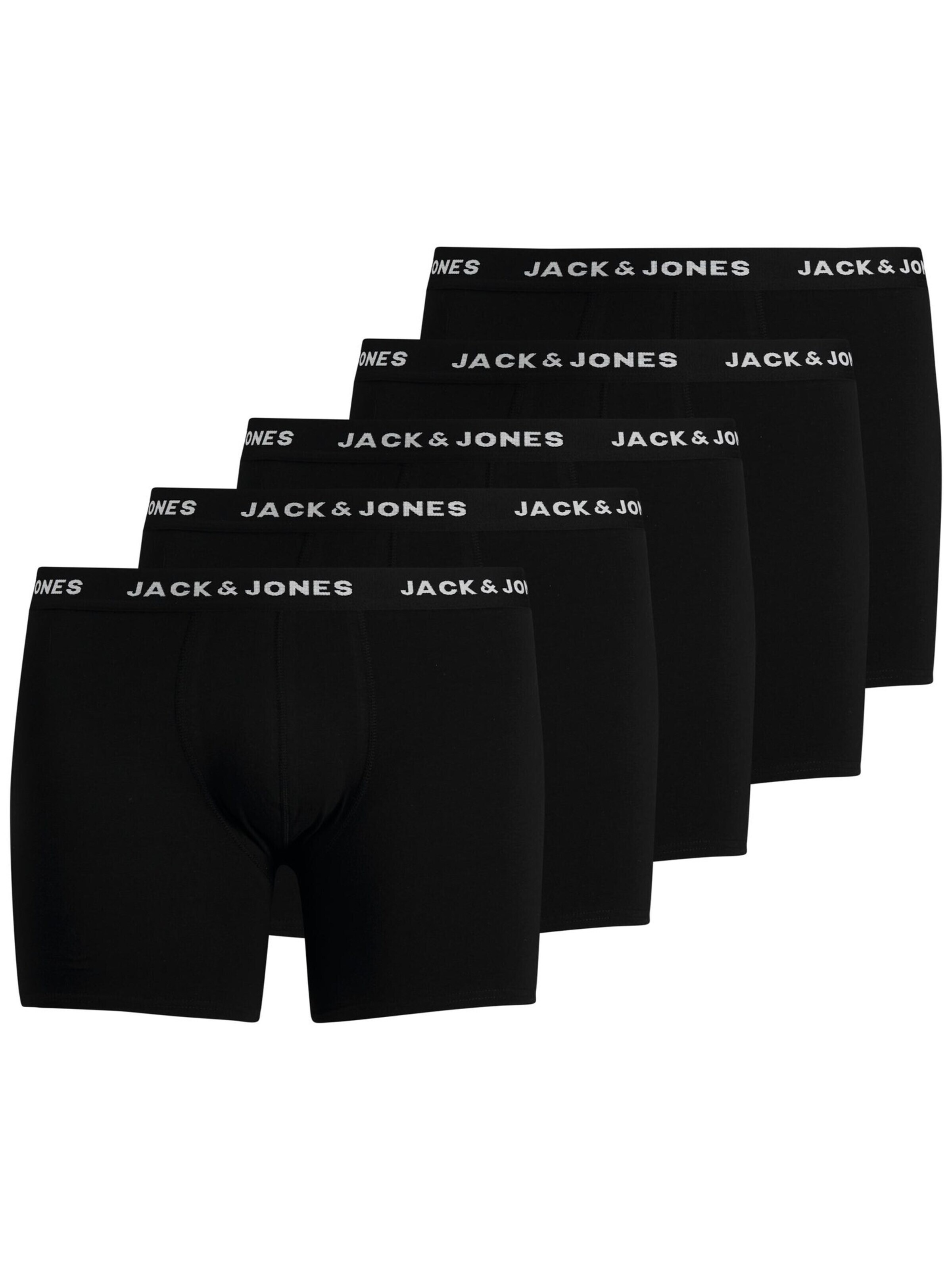 JACK & JONES Boxer shorts 'JACHUEY' in Black: front