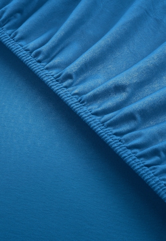 uncover by SCHIESSER Bed sheet 'New Jersey' in Blue