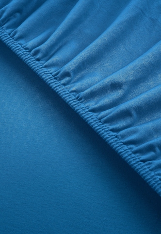 uncover by SCHIESSER Bed Sheet 'New Jersey' in Blue