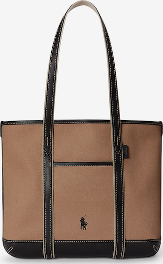 Polo Ralph Lauren "Shopper" tipa soma pieejams One Size, krāsa - brokāta / melns, Preces skats