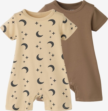 TWO SOON Schlafanzug in Braun: Vorderseite