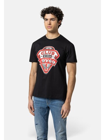 19V69 ITALIA Тениска 'Rafael Racing Club' в черно