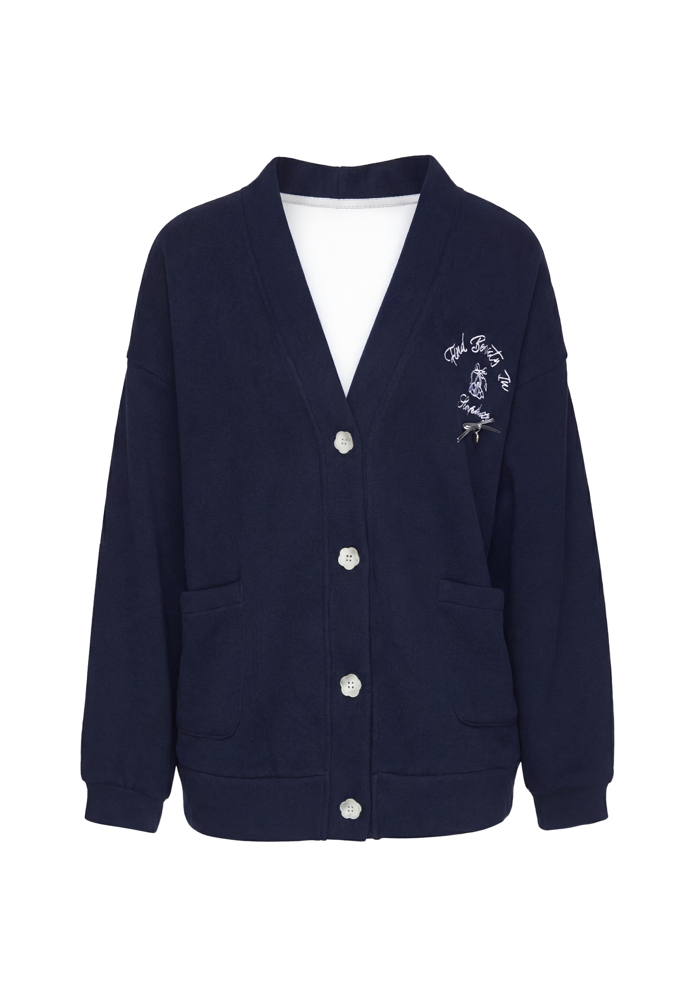 usha BLUE LABEL - Cárdigan en azul: frente
