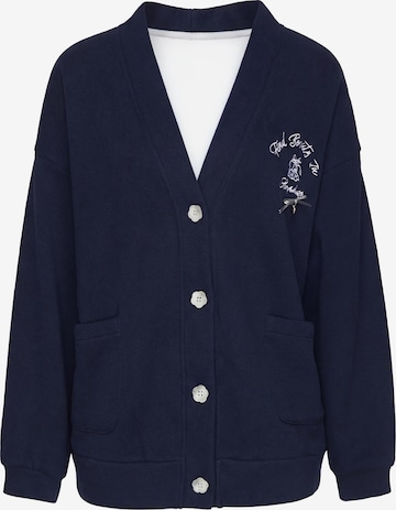 usha BLUE LABEL - Sudadera con cremallera en azul: frente