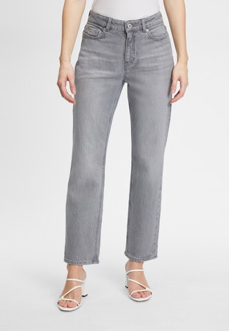 FUTURE:PEOPLE. Regular Jeans in Grau: Vorderseite
