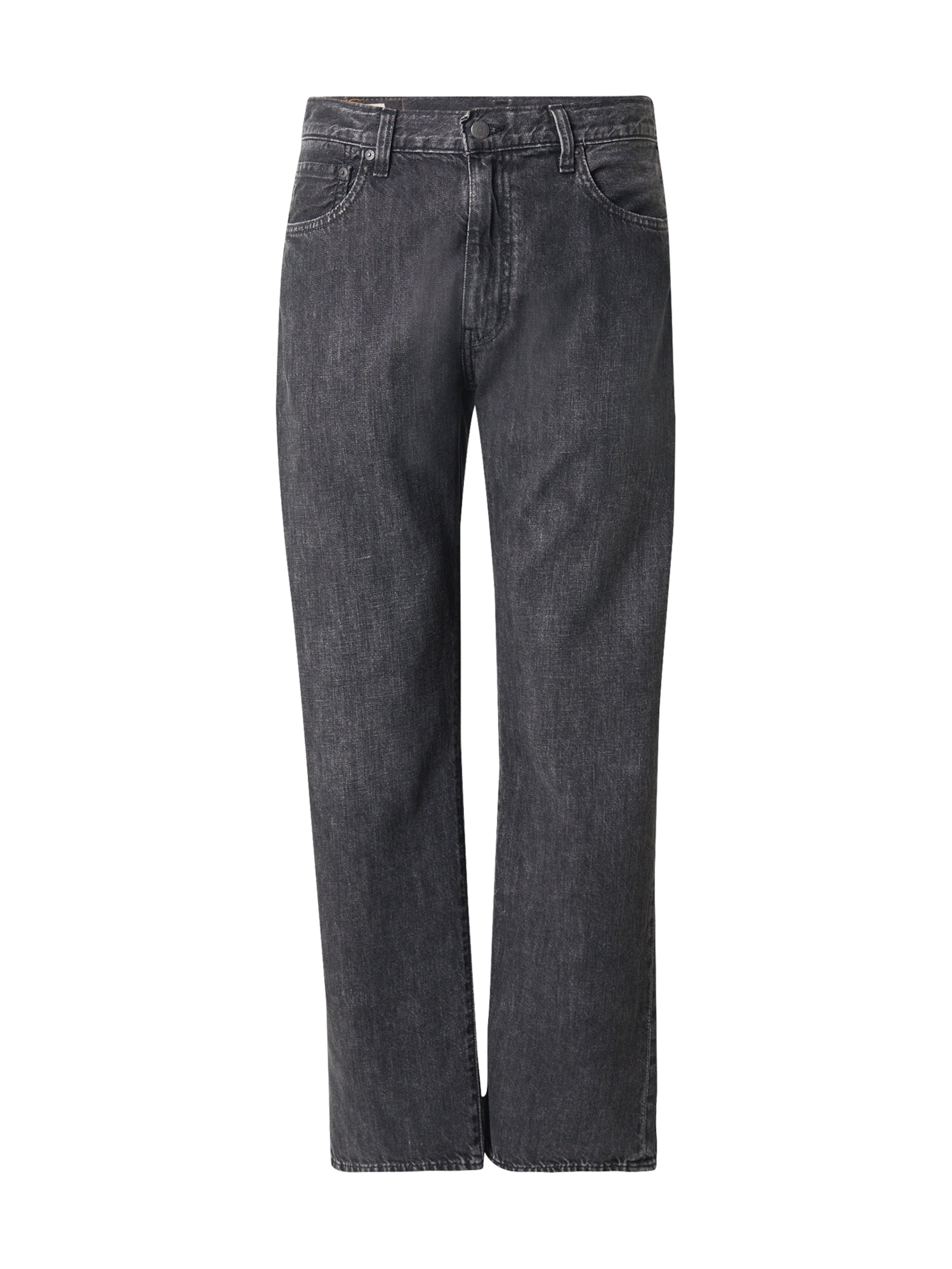 LEVI'S ® Loosefit Jeans '555 Relaxed Straight' i svart: framsida