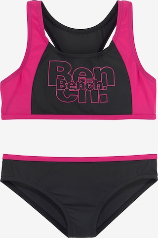 BENCH Bustier Bikini in Schwarz: Vorderseite