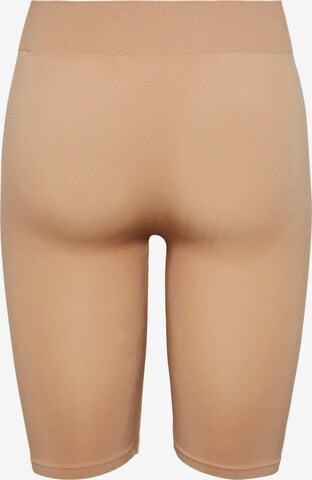 PIECES Skinny Shorts 'London' in Beige