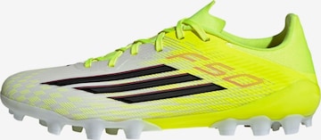 ADIDAS PERFORMANCE - Chuteira 'F50 League 2G/3G' em amarelo: frente