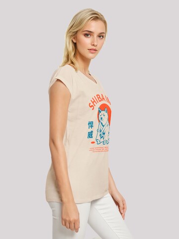 T-shirt 'Japanischer Shiba Inu Hund' F4NT4STIC en beige