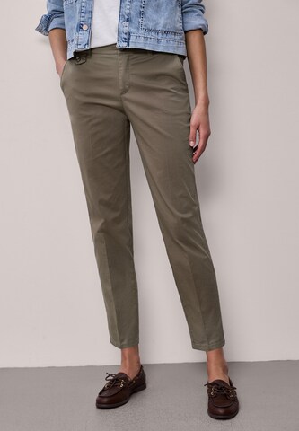 STREET ONE Slimfit Hose in Braun: Vorderseite