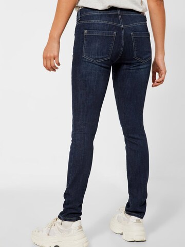 STREET ONE Slimfit Jeans in Blau