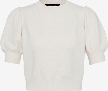 Vero Moda Petite - Pullover 'VMDOFFY' em bege: frente