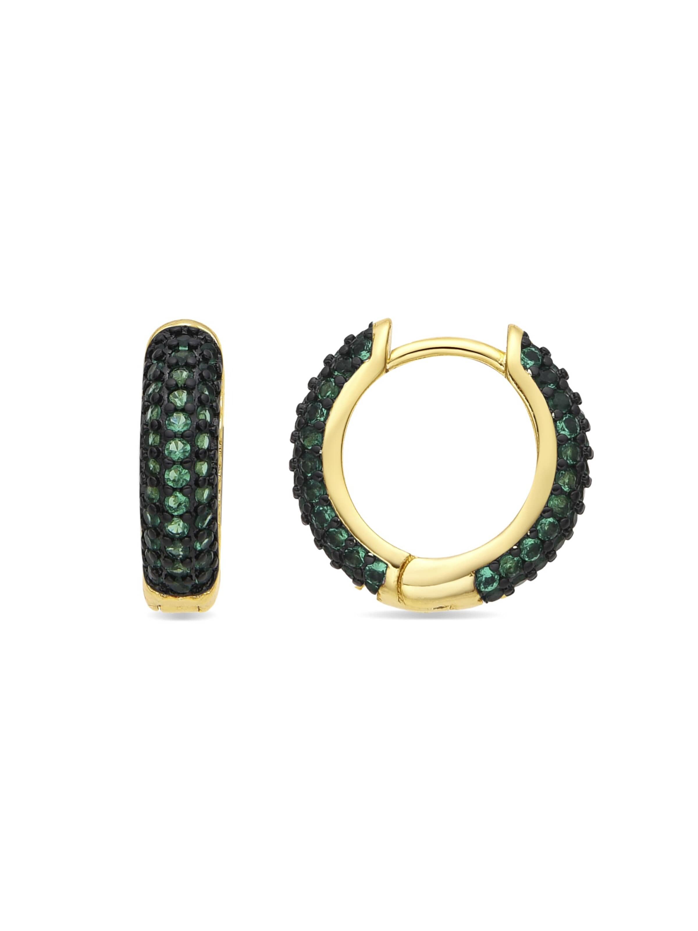 Luxenter - Brincos 'Lesrat' em verde