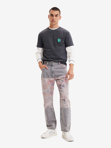 Desigual Loosefit Jeans in Schwarz