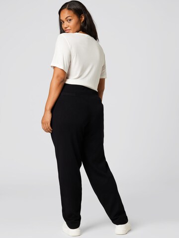 Guido Maria Kretschmer Curvy Regular Pants 'Merle' in Black