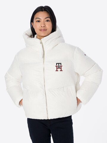 TOMMY HILFIGER Winter jacket in Beige: front