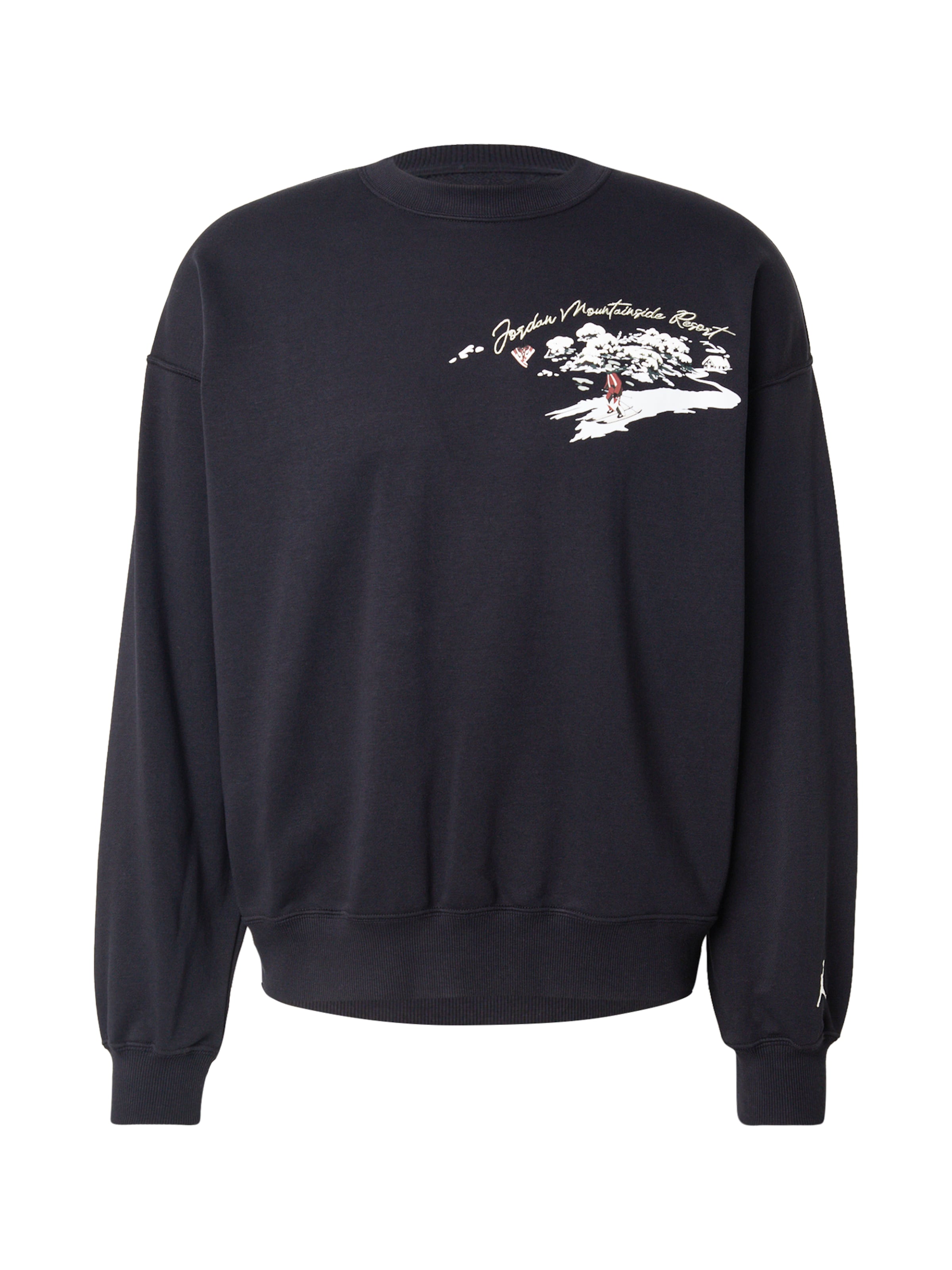 Jordan - Sweatshirt &#x27;SNOWSCAPE&#x27; em preto: frente