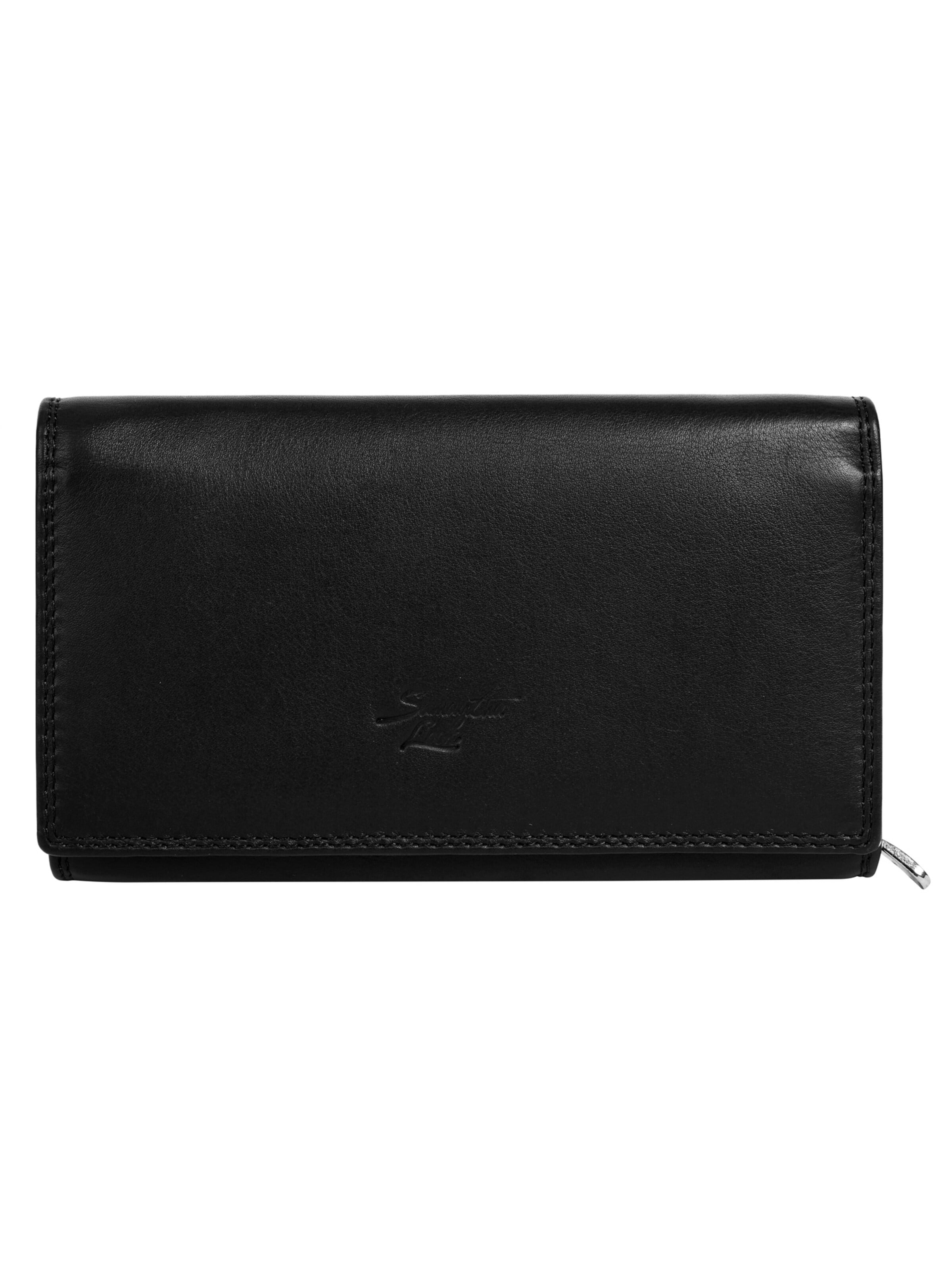 Samantha Look Wallet in Black: front