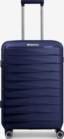 Trolley 'London' di Franky in blu: frontale