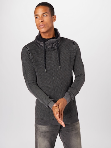 Key Largo Regular fit Sweater 'MST LECH' in Grey: front