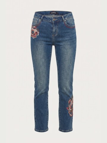 KOROSHI Bootcut Džíny – modrá