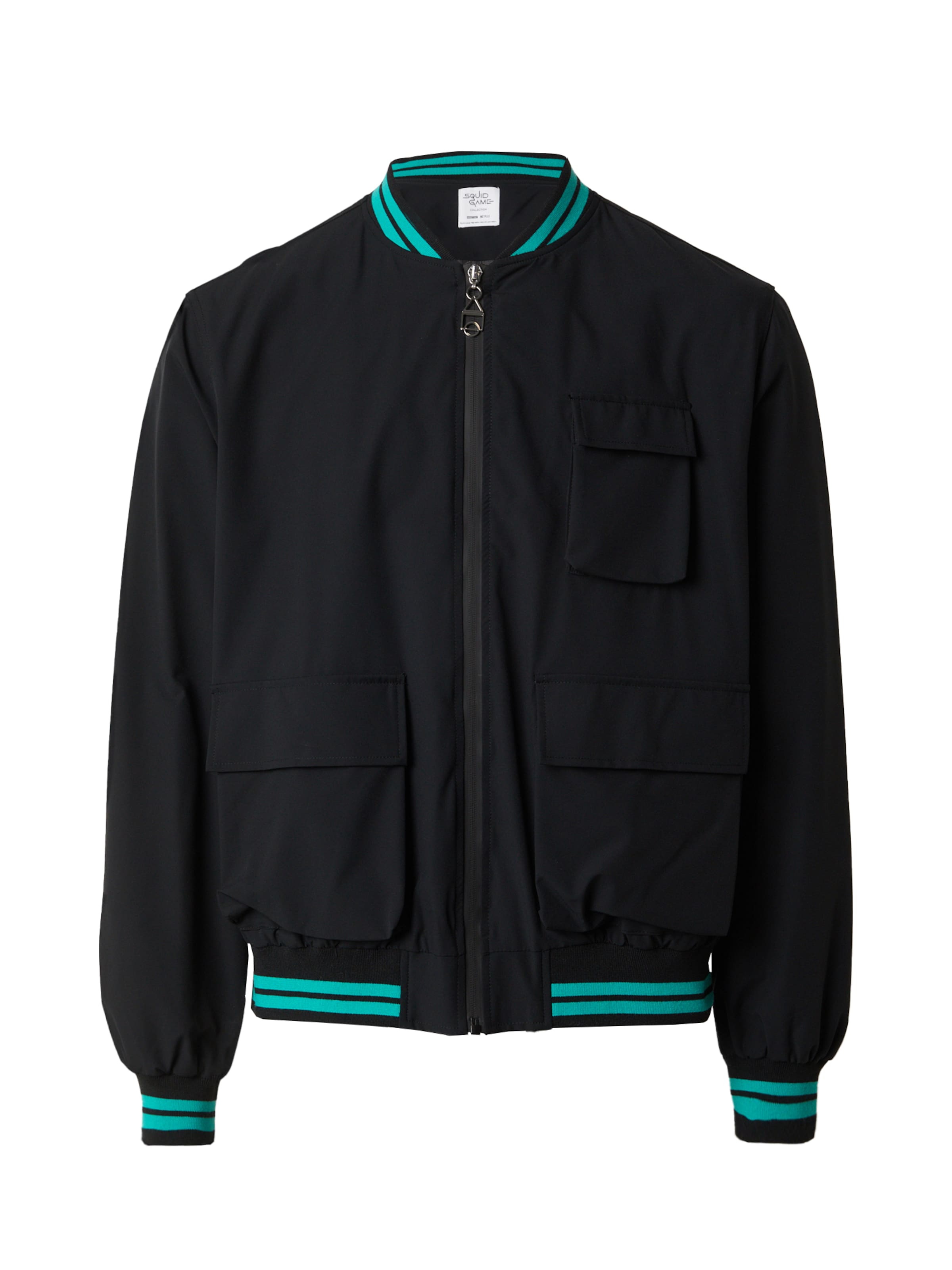 SQUID GAME COLLECTION Átmeneti dzseki - fekete: elől