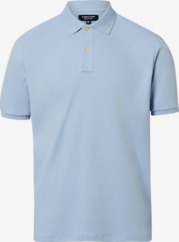 Andrew James Poloshirt in Blau: Vorderseite