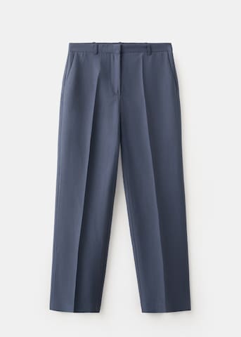 MANGO Wide Leg Hose 'Tempo' in Blau