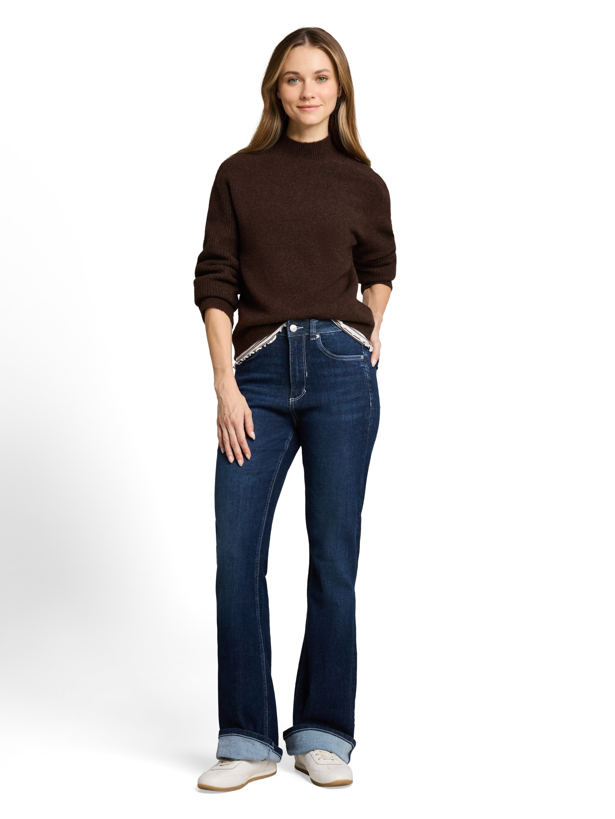 Pulover de la TOM TAILOR DENIM pe maro