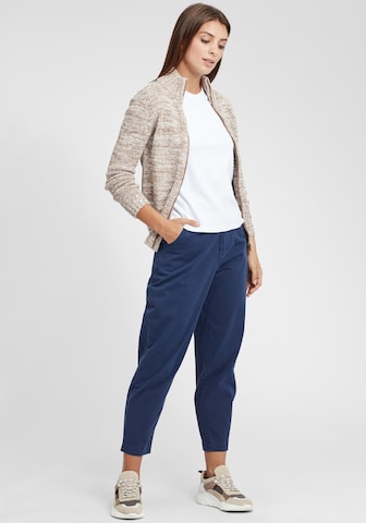 Oxmo Gebreid vest 'Phenix' in Beige: voorkant