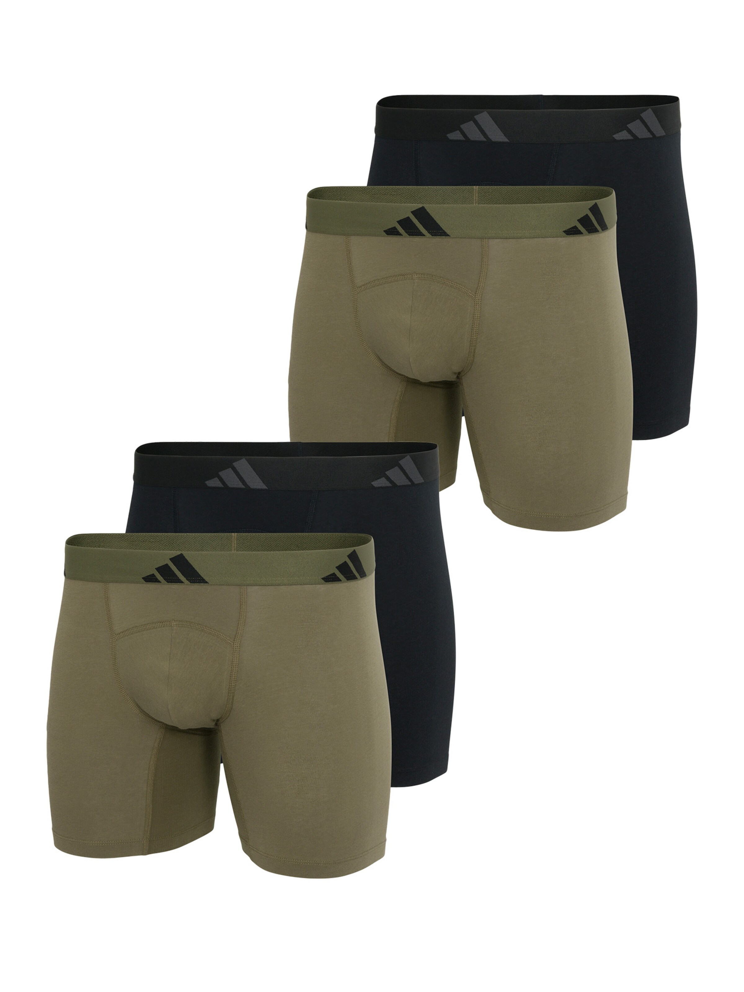 ADIDAS SPORTSWEAR Retro Boxer ' Active Flex Cotton Ergonomic ' in Braun: Vorderseite