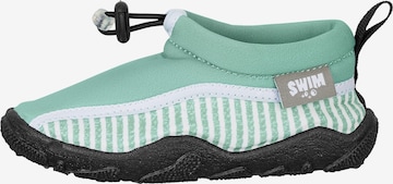 STERNTALER Beach & Pool Shoes 'Hai' in Green: front