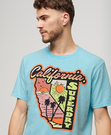 Superdry T-Shirt in Blau