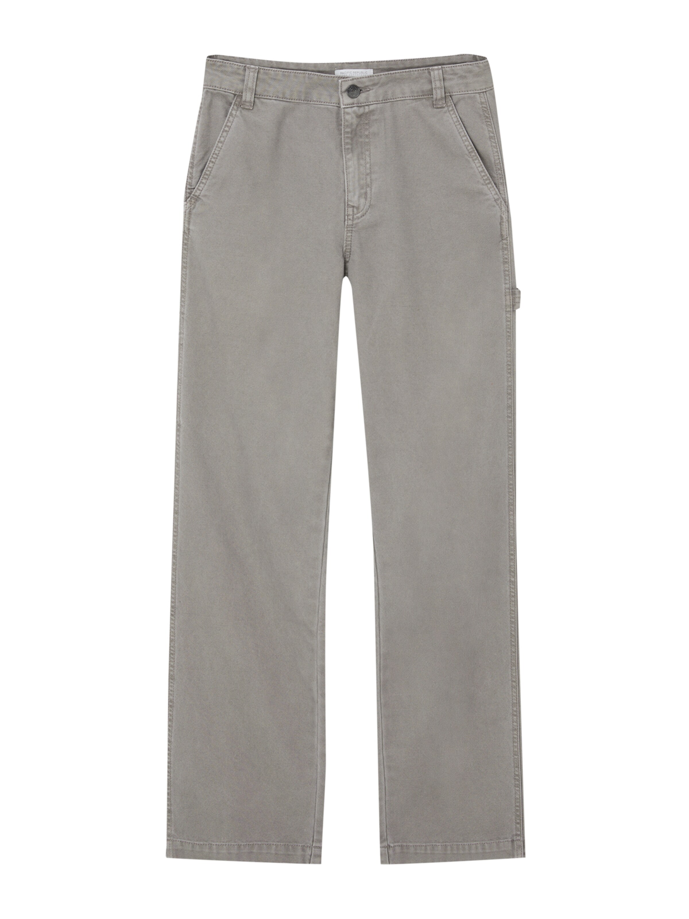 regular Pantaloni di Pull&Bear in grigio: frontale