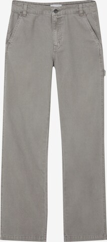 Regular Pantalon Pull&Bear en gris : devant