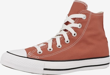 CONVERSE Platform trainers 'Chuck Taylor All Star OX' in Red: front